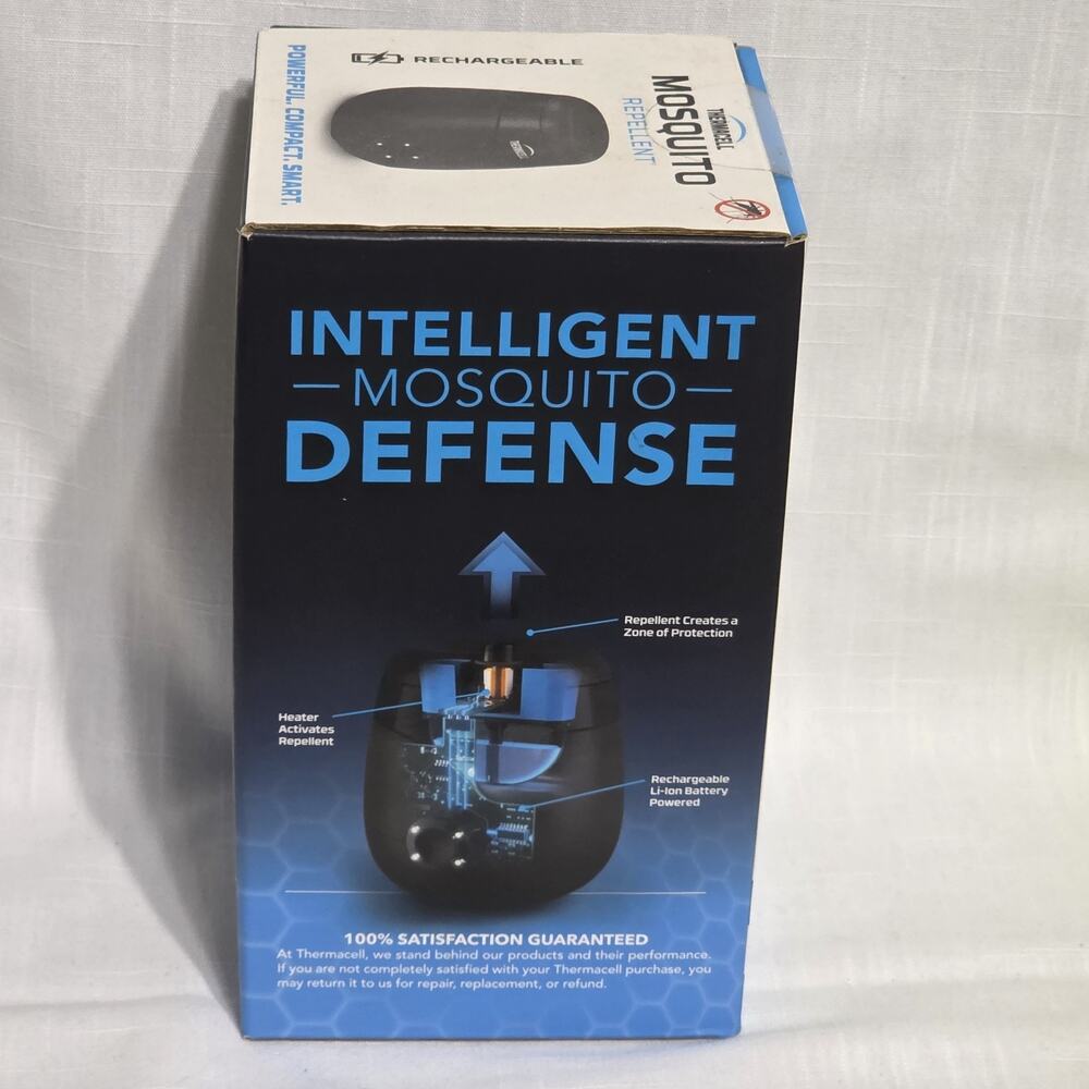 Thermacell Rechargeable Mosquito Repeller E55X Intelligent Defense NIB USB